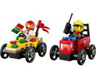 LEGO City 60458 Zestaw wyścigówek: Pizza kontra wóz strażacki - 1284266 - zdjęcie 2
